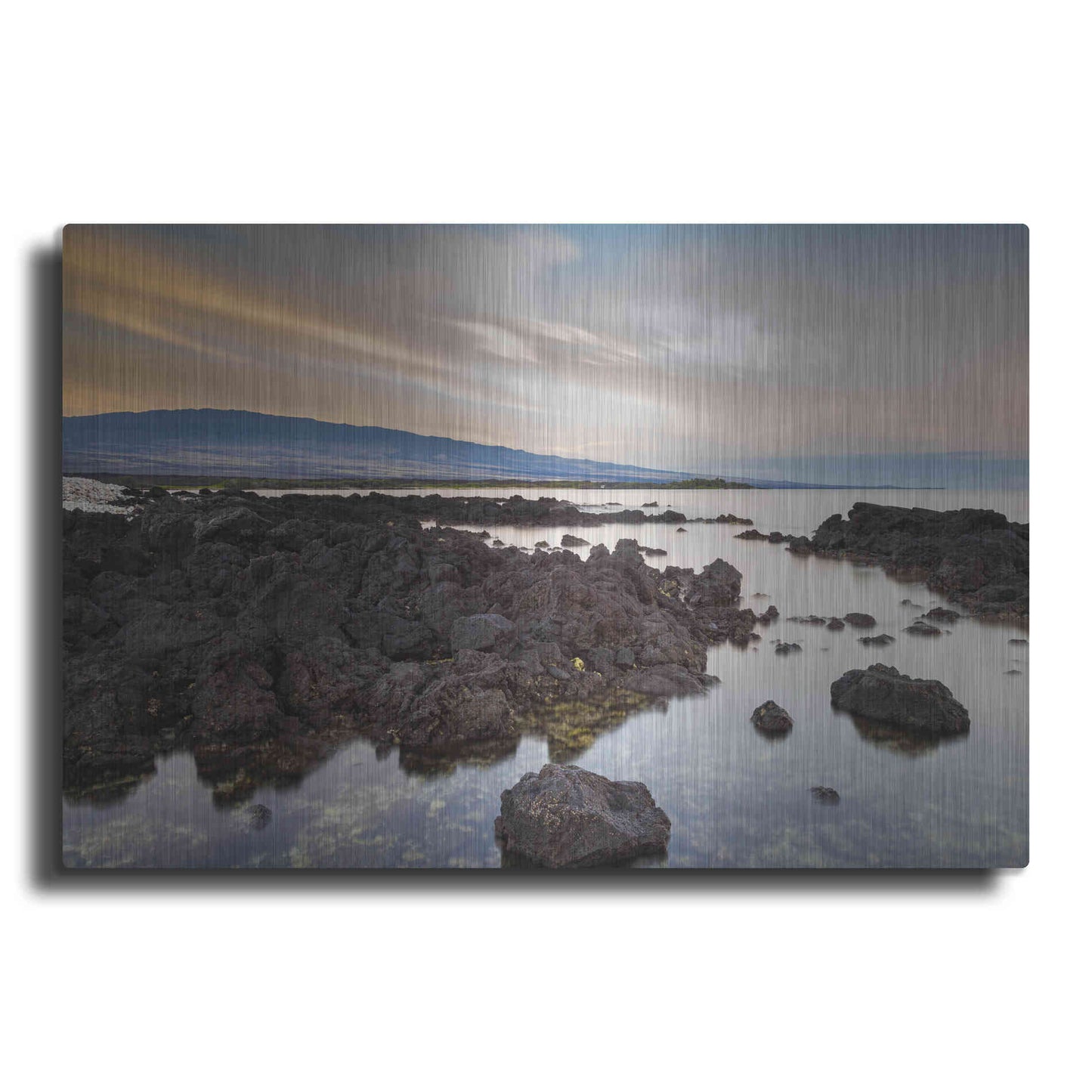Luxe Metal Art 'Mauna Loa Sunrise' by Chris Moyer, Metal Wall Art