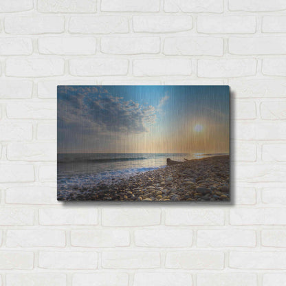 Luxe Metal Art 'Rockin Sunset' by Chris Moyer, Metal Wall Art,24x16