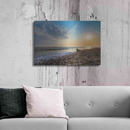 Luxe Metal Art 'Rockin Sunset' by Chris Moyer, Metal Wall Art,36x24