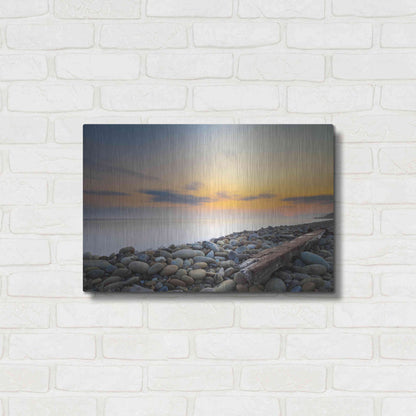 Luxe Metal Art 'To the End' by Chris Moyer, Metal Wall Art,24x16