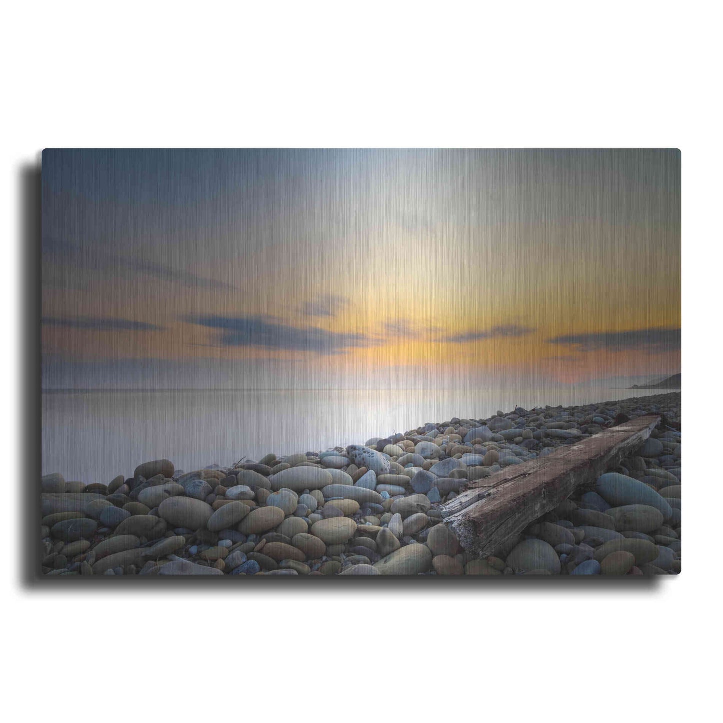 Luxe Metal Art 'To the End' by Chris Moyer, Metal Wall Art