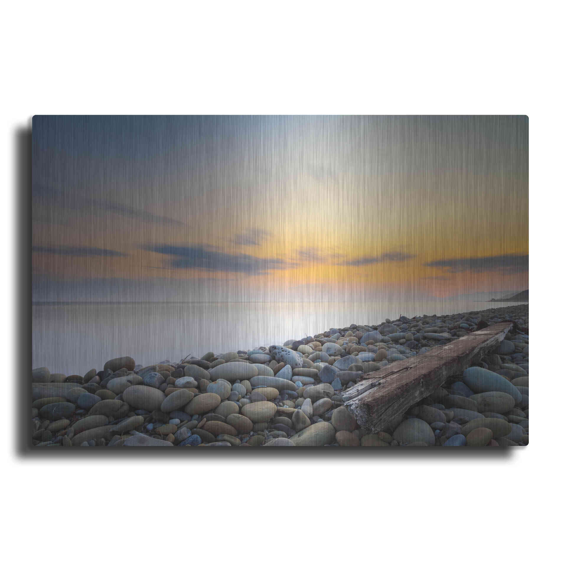 Luxe Metal Art 'To the End' by Chris Moyer, Metal Wall Art