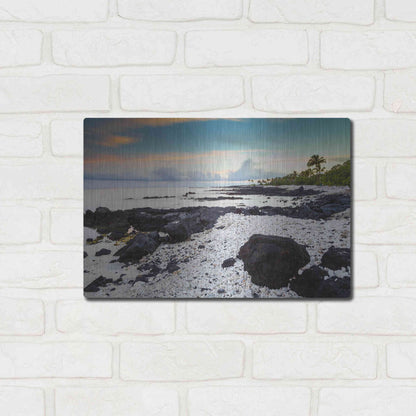 Luxe Metal Art 'Waikoloa Sunrise' by Chris Moyer, Metal Wall Art,16x12