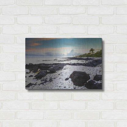 Luxe Metal Art 'Waikoloa Sunrise' by Chris Moyer, Metal Wall Art,24x16