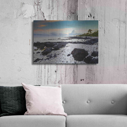Luxe Metal Art 'Waikoloa Sunrise' by Chris Moyer, Metal Wall Art,36x24
