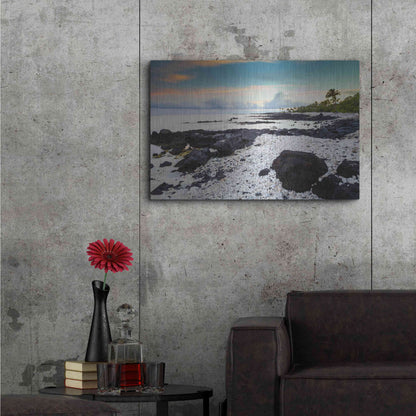 Luxe Metal Art 'Waikoloa Sunrise' by Chris Moyer, Metal Wall Art,36x24