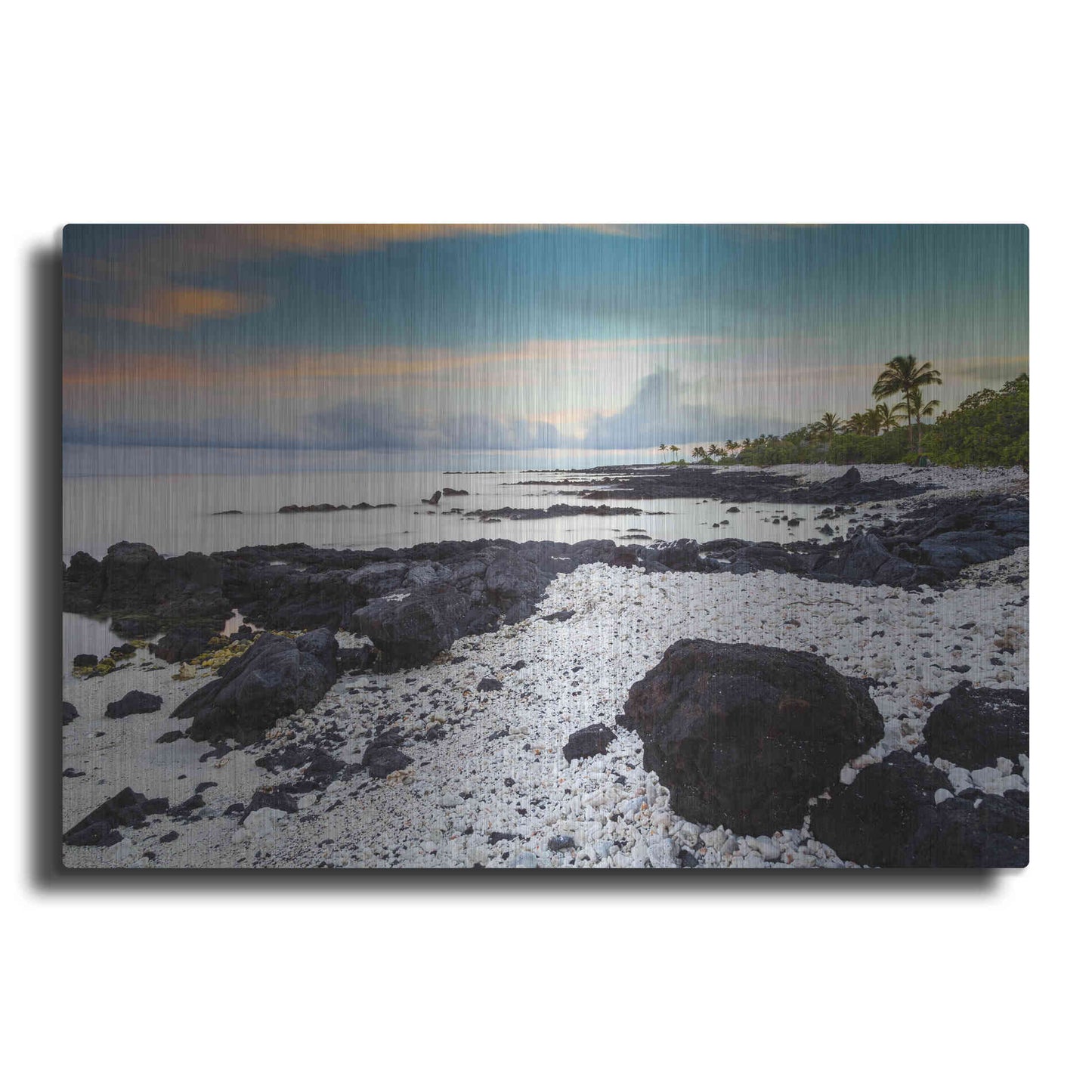 Luxe Metal Art 'Waikoloa Sunrise' by Chris Moyer, Metal Wall Art