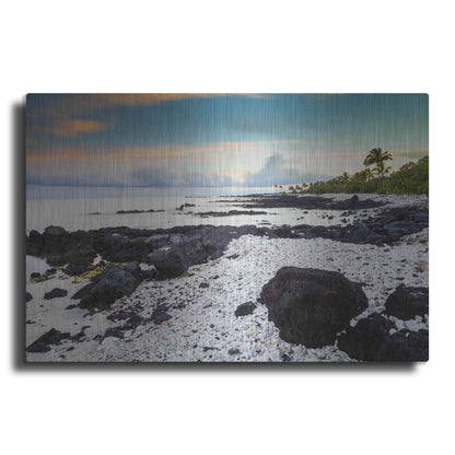 Luxe Metal Art 'Waikoloa Sunrise' by Chris Moyer, Metal Wall Art