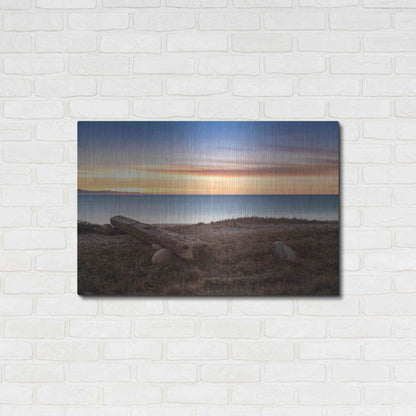 Luxe Metal Art 'Warm Winter?s Eve' by Chris Moyer, Metal Wall Art,36x24