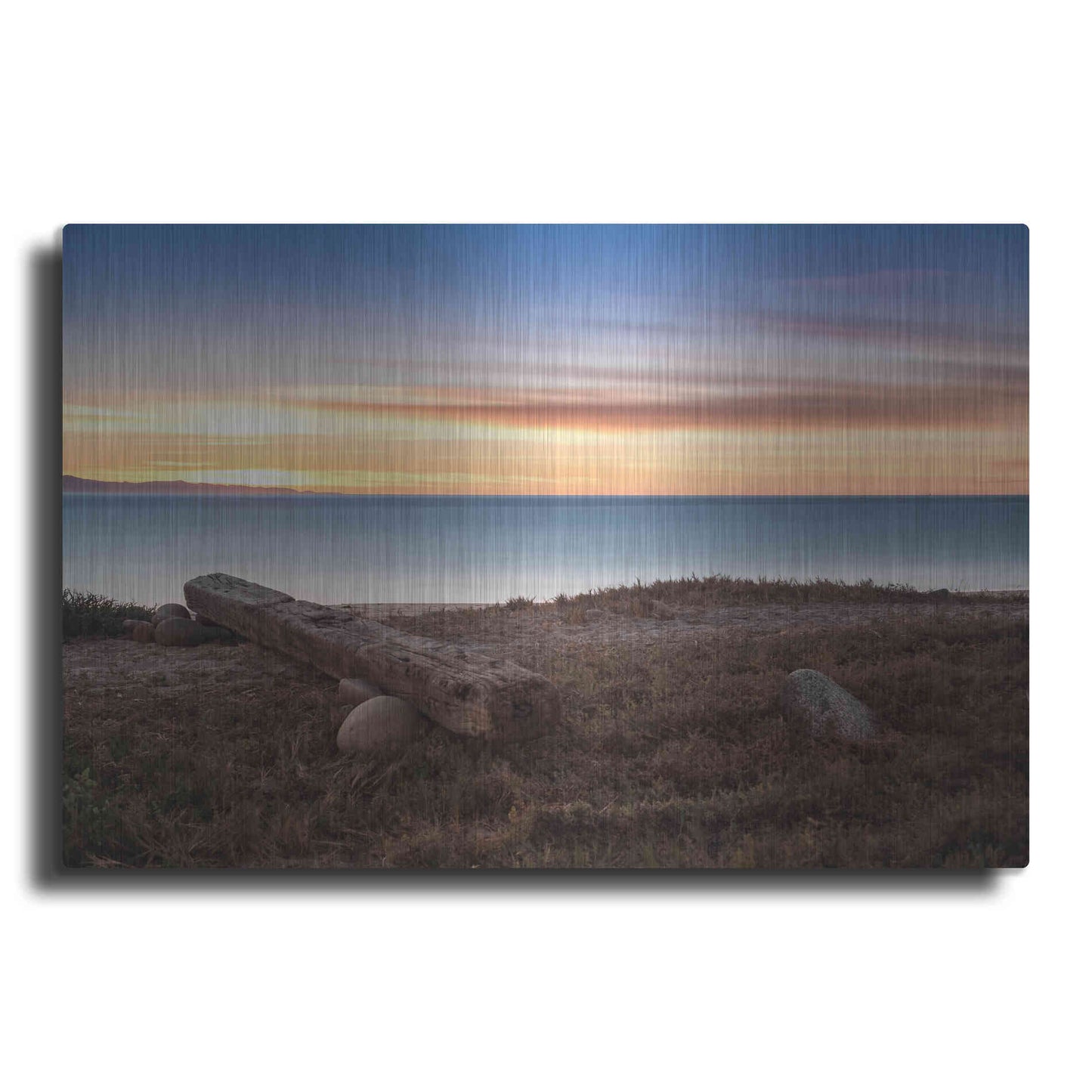 Luxe Metal Art 'Warm Winter?s Eve' by Chris Moyer, Metal Wall Art