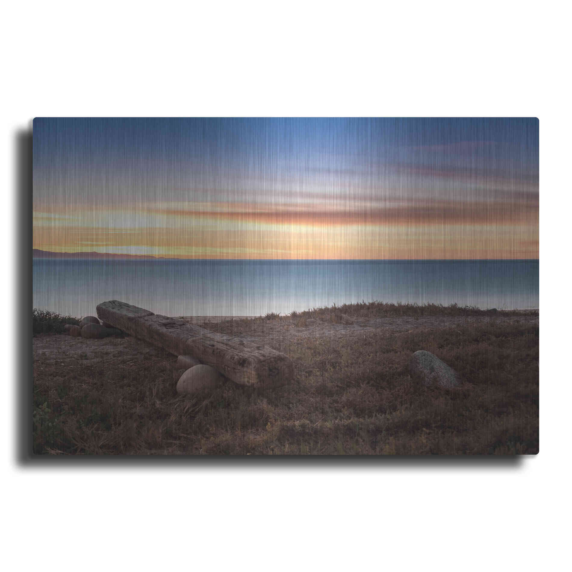 Luxe Metal Art 'Warm Winter?s Eve' by Chris Moyer, Metal Wall Art