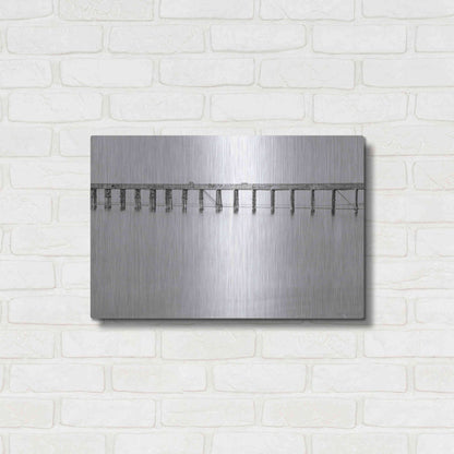 Luxe Metal Art 'Support' by Chris Moyer, Metal Wall Art,24x16