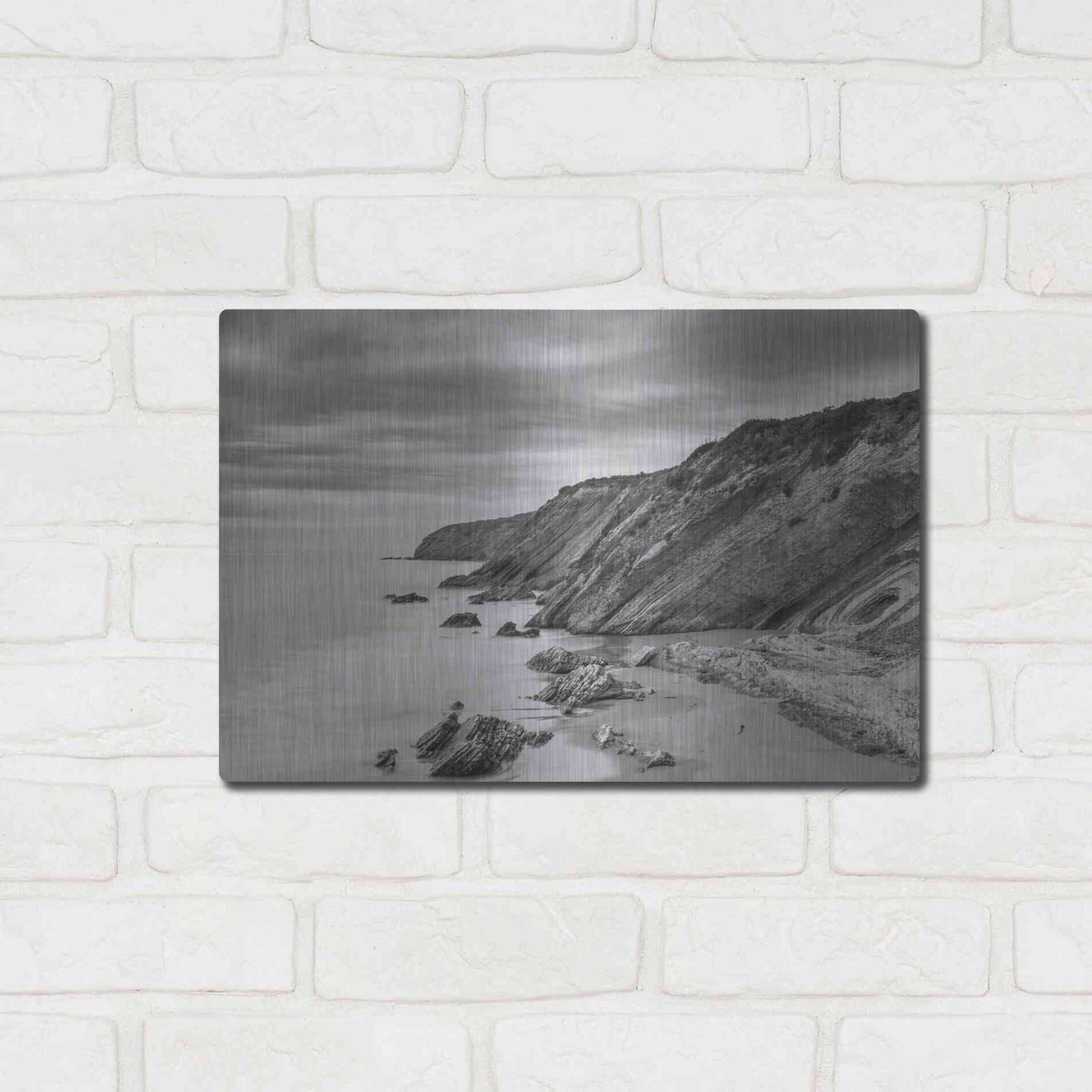 Luxe Metal Art 'Gavoita Storm' by Chris Moyer, Metal Wall Art,16x12