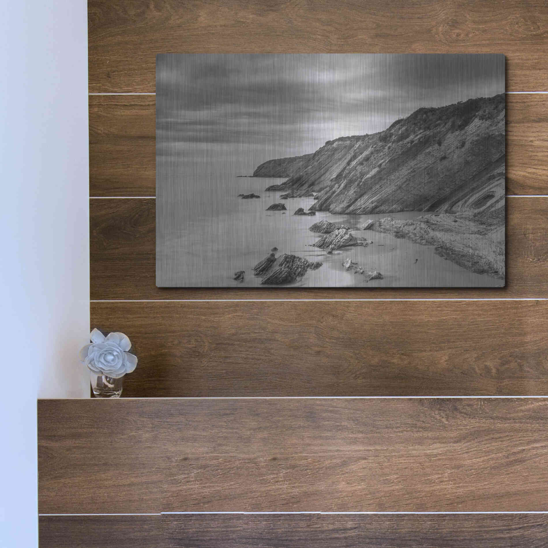 Luxe Metal Art 'Gavoita Storm' by Chris Moyer, Metal Wall Art,16x12