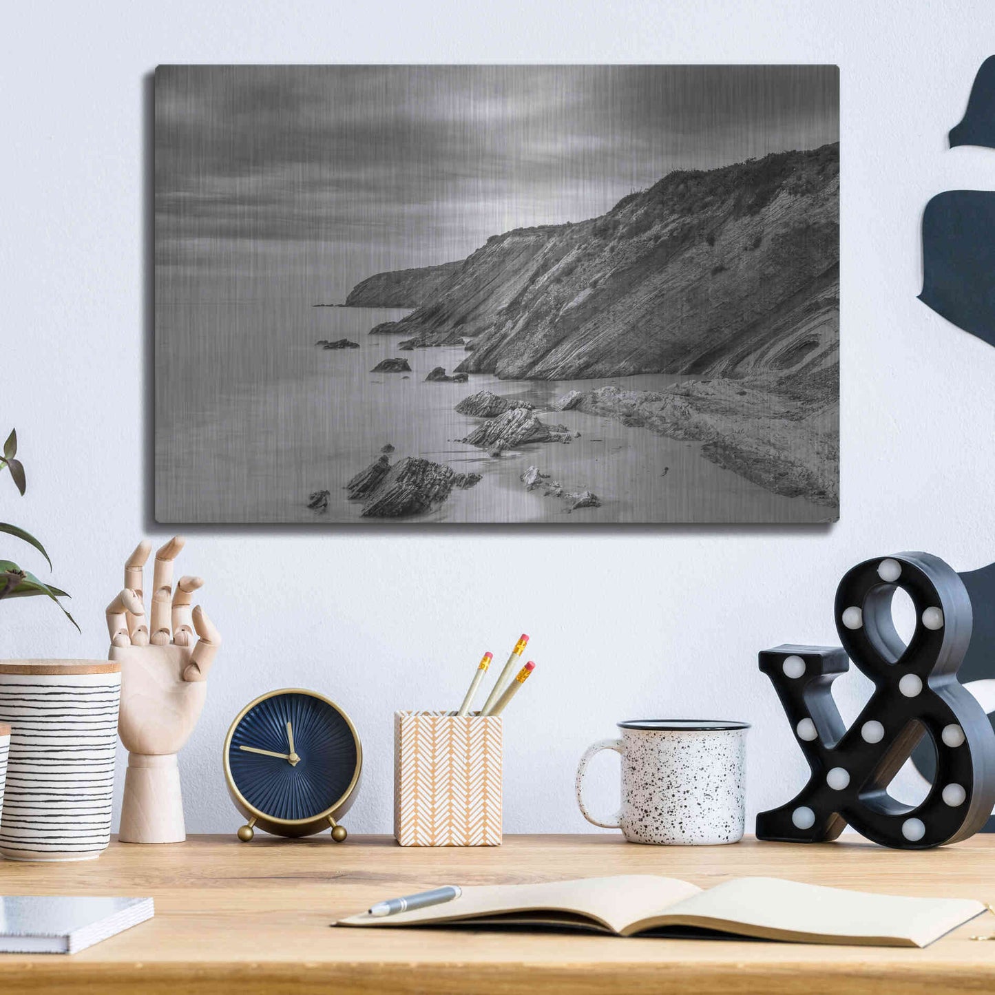 Luxe Metal Art 'Gavoita Storm' by Chris Moyer, Metal Wall Art,16x12