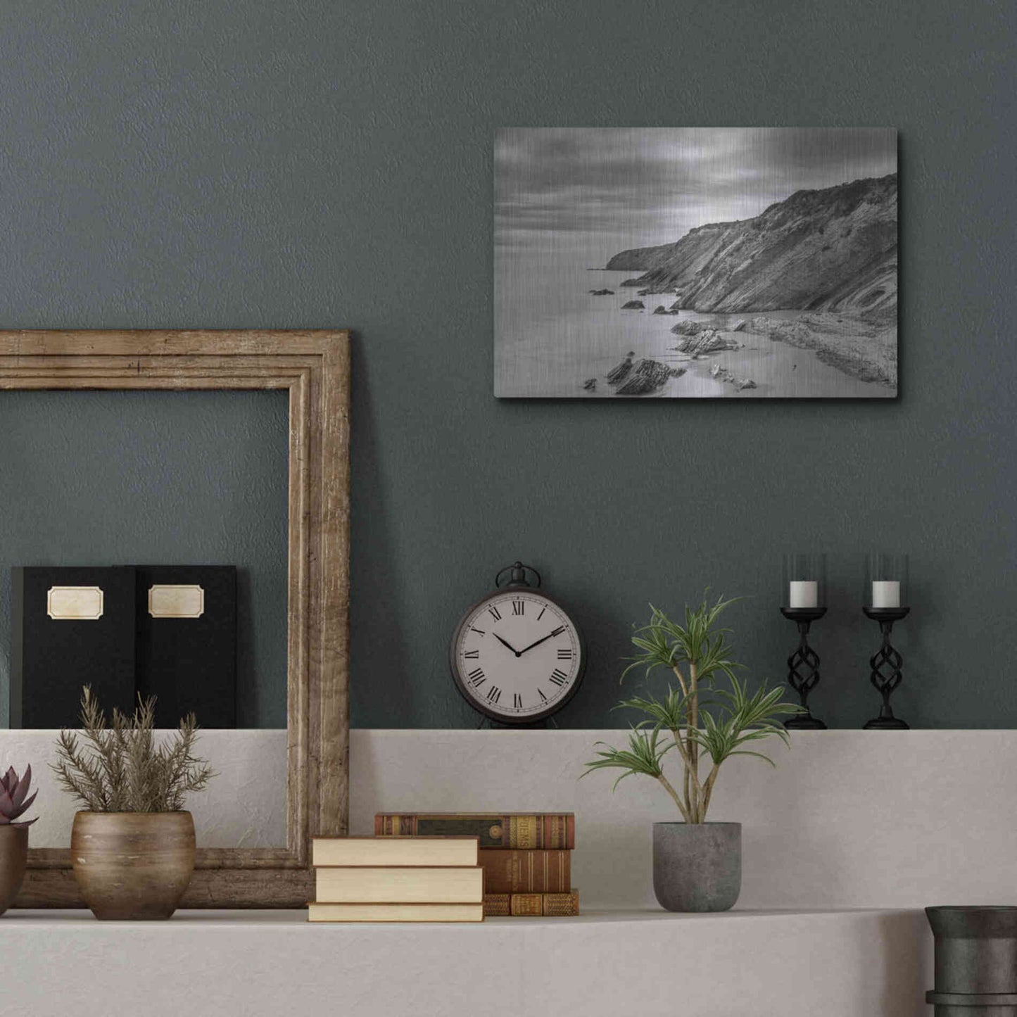 Luxe Metal Art 'Gavoita Storm' by Chris Moyer, Metal Wall Art,16x12