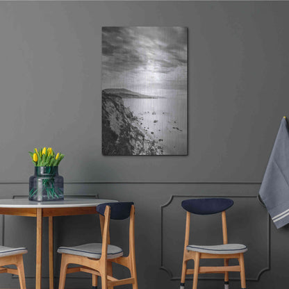 Luxe Metal Art 'Carpinteria Bluffs III' by Chris Moyer, Metal Wall Art,24x36