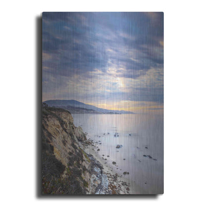 Luxe Metal Art 'Carpinteria Bluffs II' by Chris Moyer, Metal Wall Art