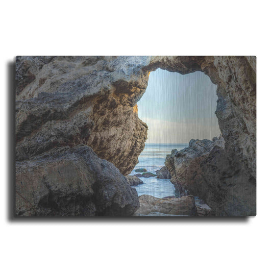 Luxe Metal Art 'View to The Blue' by Chris Moyer, Metal Wall Art