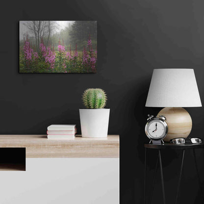 Luxe Metal Art 'Campobello Lupine' by Mike Jones, Metal Wall Art,24x16