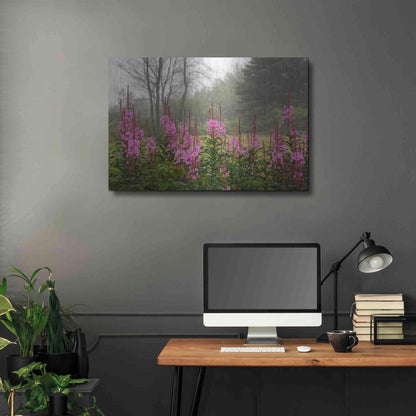 Luxe Metal Art 'Campobello Lupine' by Mike Jones, Metal Wall Art,36x24