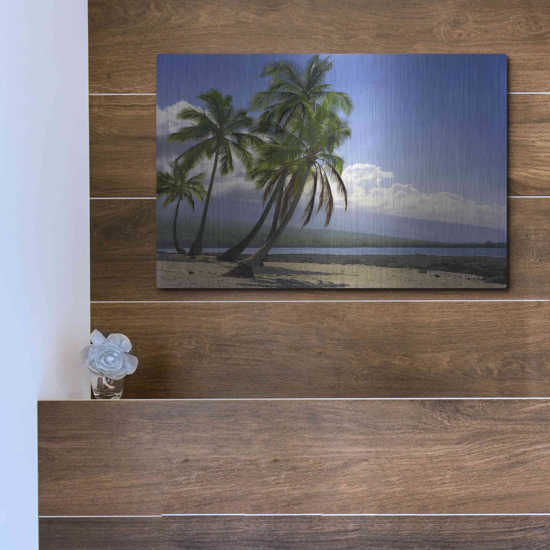 Luxe Metal Art 'City Of Refuge' by Mike Jones, Metal Wall Art,16x12