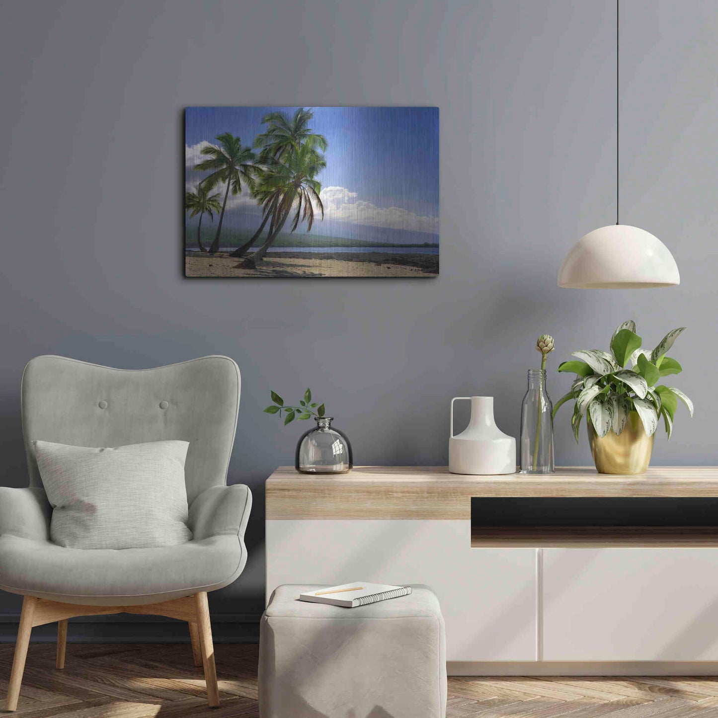 Luxe Metal Art 'City Of Refuge' by Mike Jones, Metal Wall Art,24x16