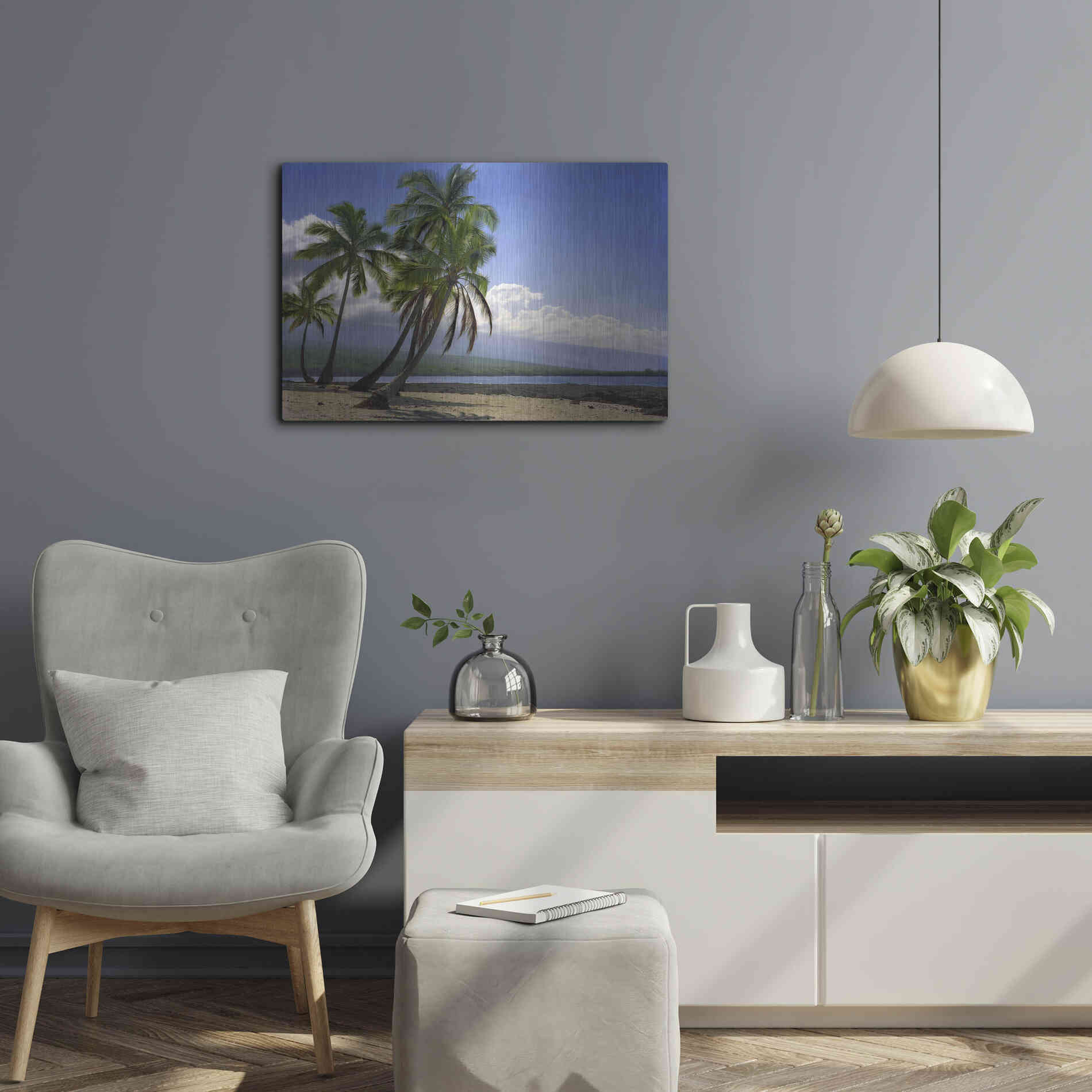 Luxe Metal Art 'City Of Refuge' by Mike Jones, Metal Wall Art,24x16