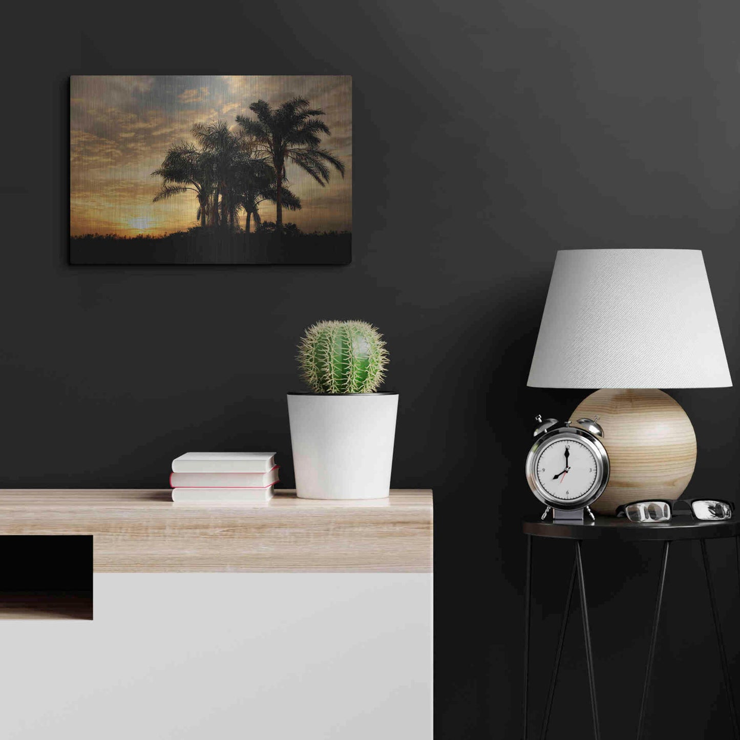 Luxe Metal Art 'Everglades Sunrise' by Mike Jones, Metal Wall Art,24x16