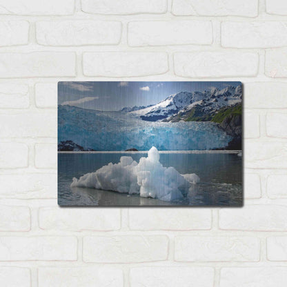 Luxe Metal Art 'Iceburg' by Mike Jones, Metal Wall Art,16x12