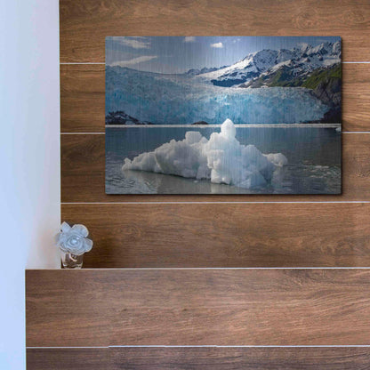 Luxe Metal Art 'Iceburg' by Mike Jones, Metal Wall Art,16x12