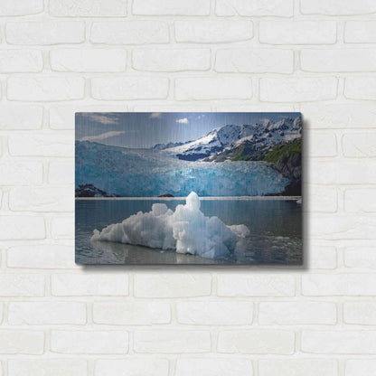 Luxe Metal Art 'Iceburg' by Mike Jones, Metal Wall Art,24x16
