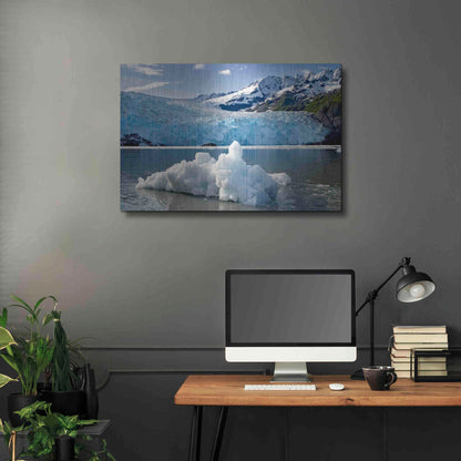 Luxe Metal Art 'Iceburg' by Mike Jones, Metal Wall Art,36x24