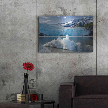 Luxe Metal Art 'Iceburg' by Mike Jones, Metal Wall Art,36x24