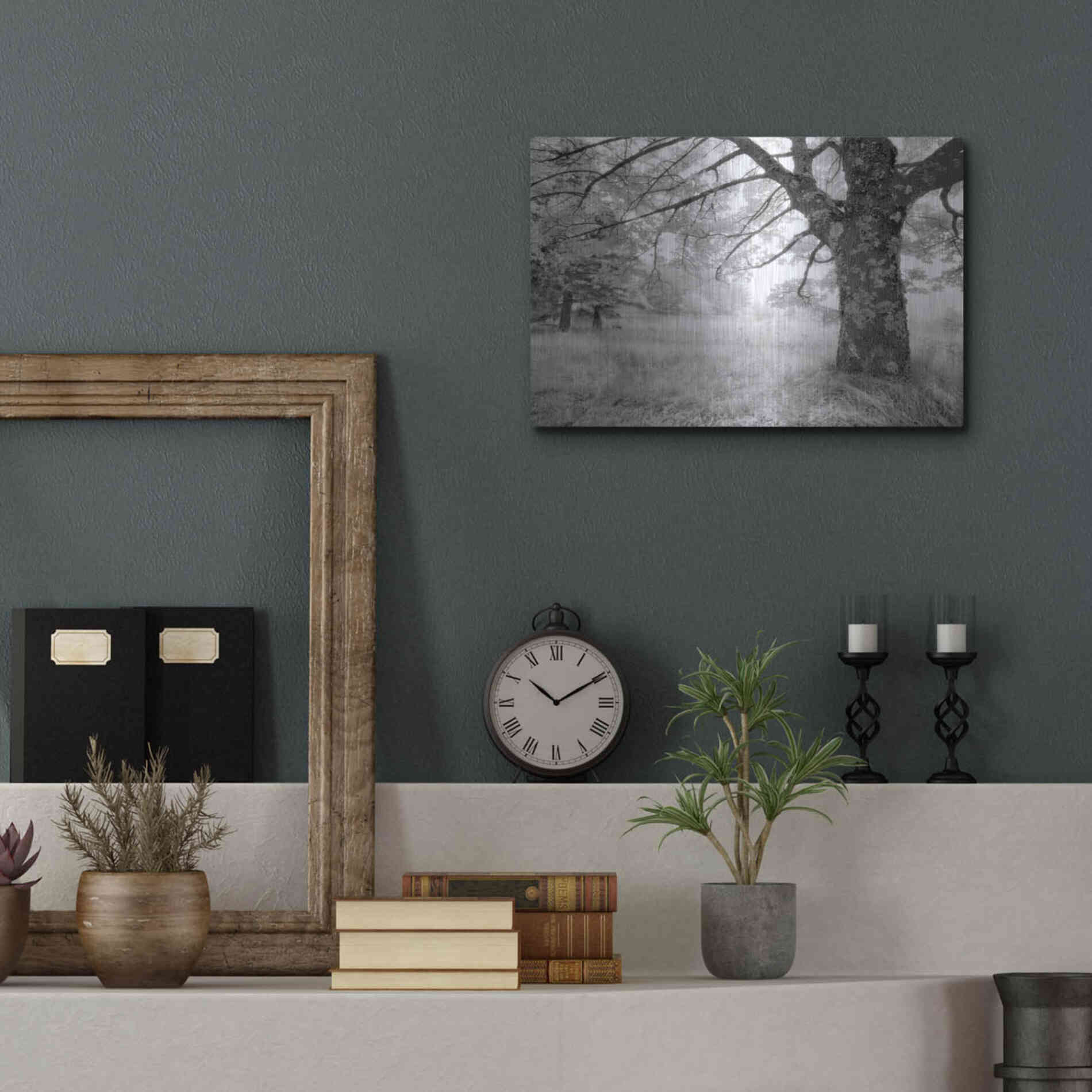 Luxe Metal Art 'JPG' by Mike Jones, Metal Wall Art,16x12