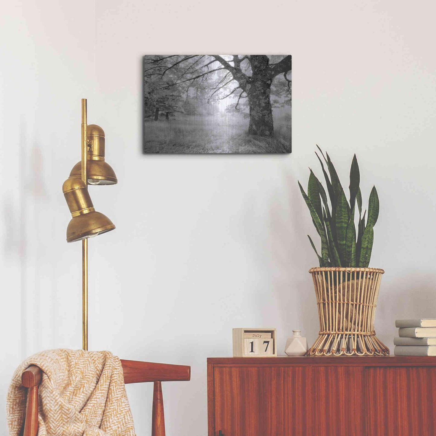 Luxe Metal Art 'JPG' by Mike Jones, Metal Wall Art,24x16