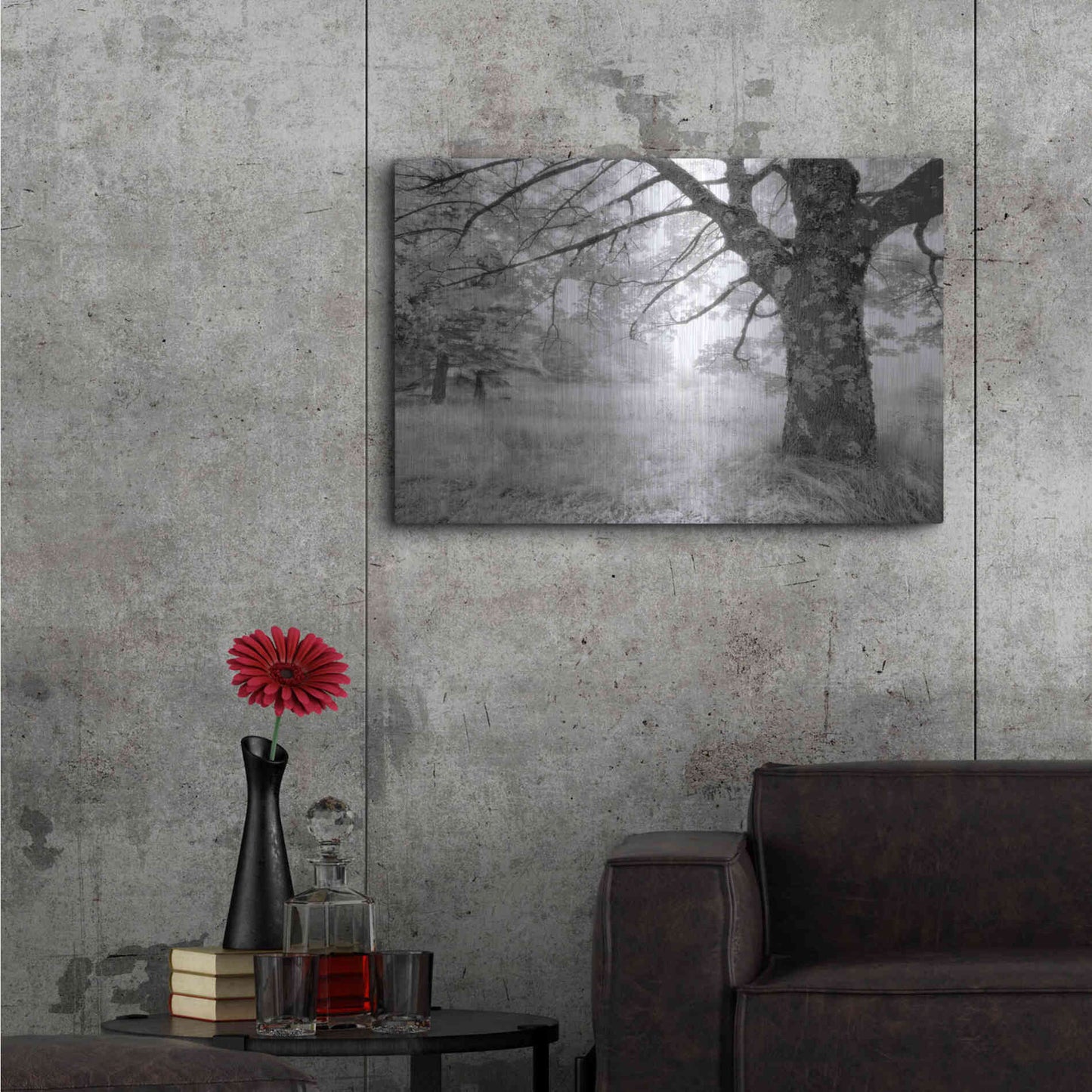 Luxe Metal Art 'JPG' by Mike Jones, Metal Wall Art,36x24