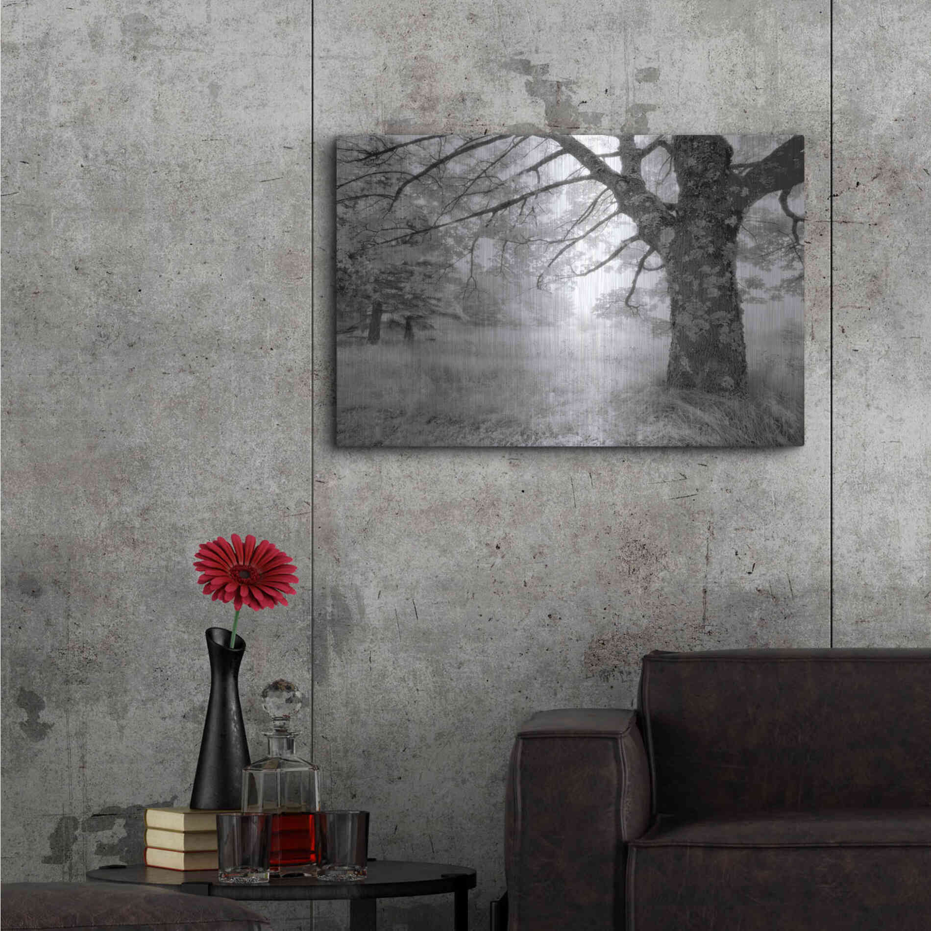 Luxe Metal Art 'JPG' by Mike Jones, Metal Wall Art,36x24