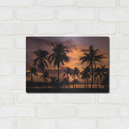 Luxe Metal Art 'Marathon Key Sunset' by Mike Jones, Metal Wall Art,16x12