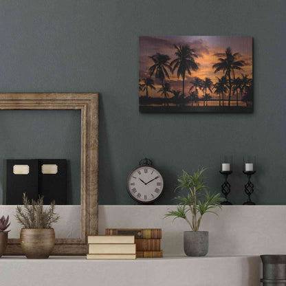 Luxe Metal Art 'Marathon Key Sunset' by Mike Jones, Metal Wall Art,16x12
