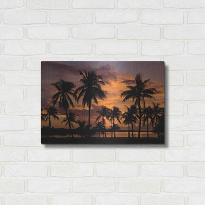 Luxe Metal Art 'Marathon Key Sunset' by Mike Jones, Metal Wall Art,24x16