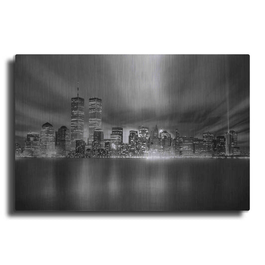 Luxe Metal Art 'NYC WTC Skyline' by Mike Jones, Metal Wall Art