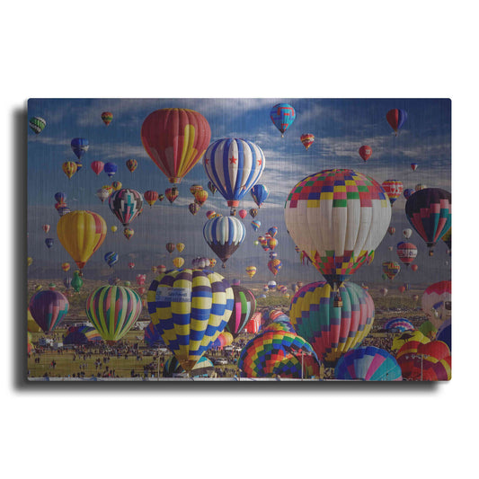 Luxe Metal Art 'Saturday Th' by Mike Jones, Metal Wall Art