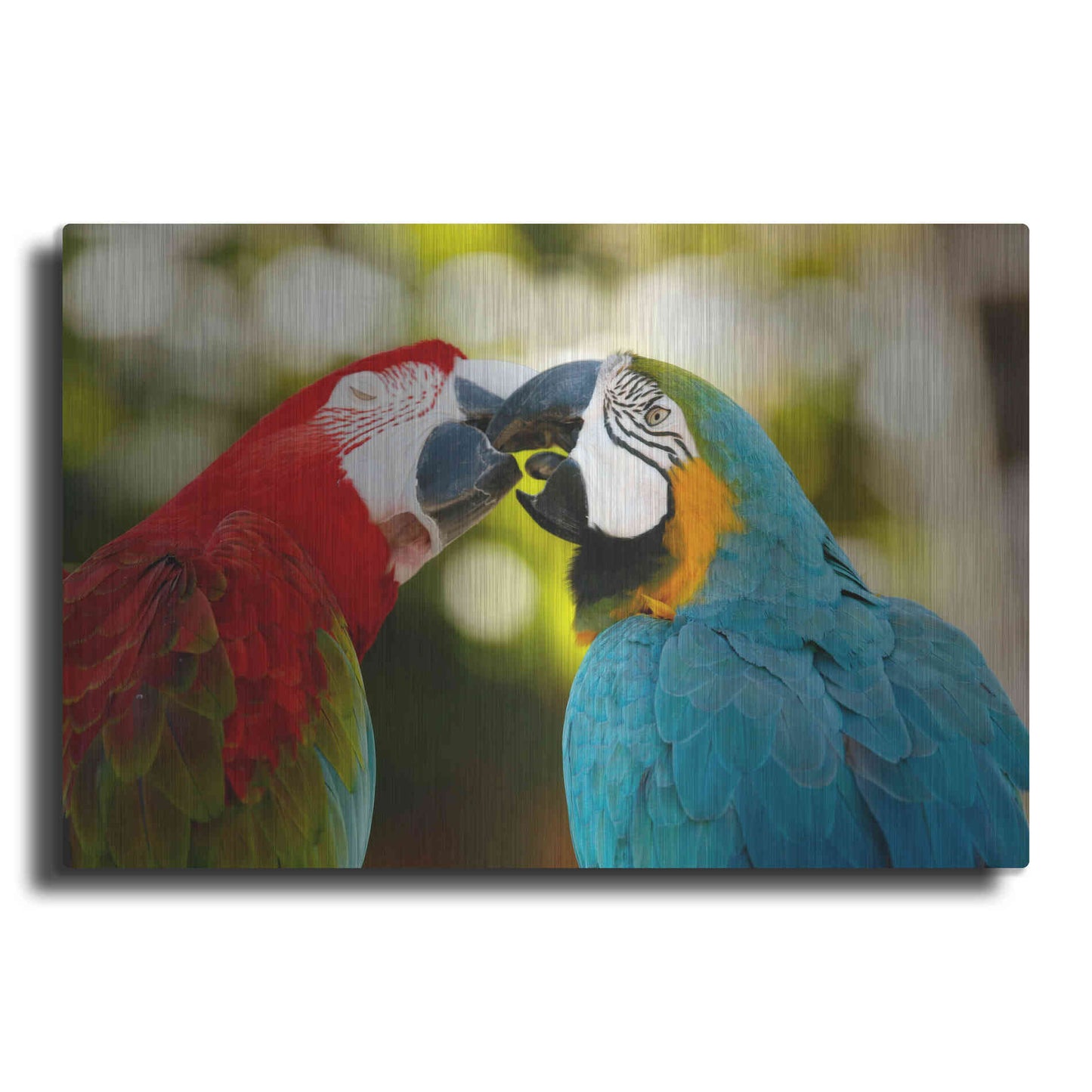 Luxe Metal Art 'The Kiss' by Mike Jones, Metal Wall Art