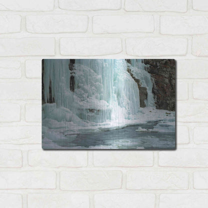 Luxe Metal Art 'Worlds End' by Mike Jones, Metal Wall Art,16x12