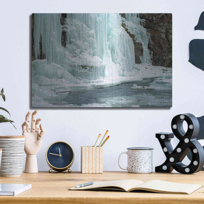 Luxe Metal Art 'Worlds End' by Mike Jones, Metal Wall Art,16x12