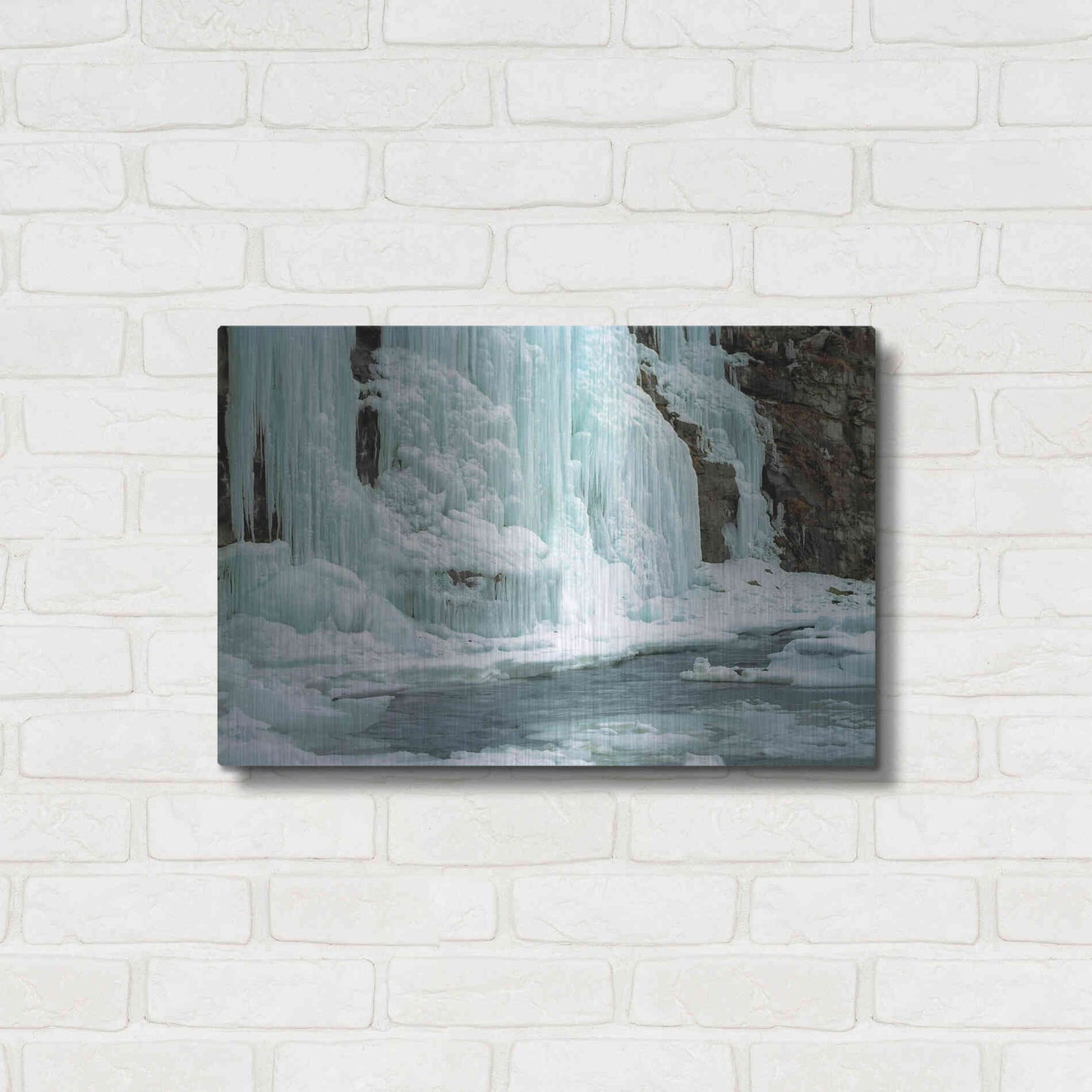 Luxe Metal Art 'Worlds End' by Mike Jones, Metal Wall Art,24x16