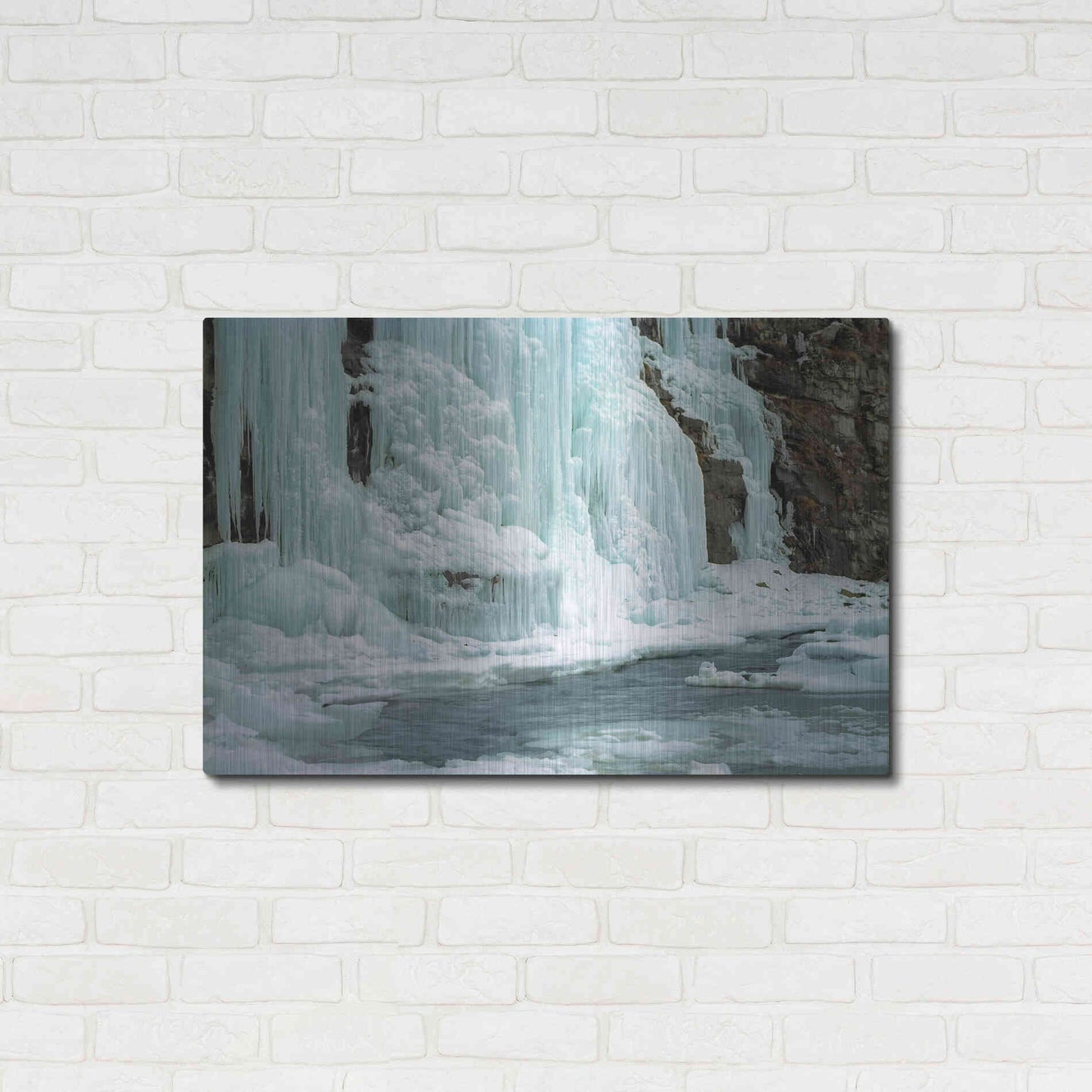 Luxe Metal Art 'Worlds End' by Mike Jones, Metal Wall Art,36x24