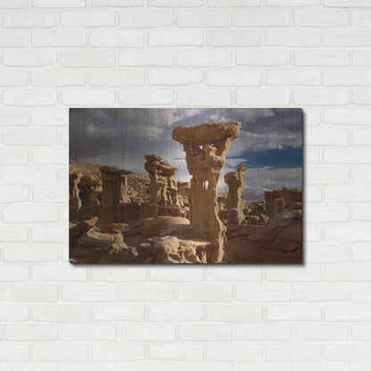 Luxe Metal Art 'Ah She Sle Pah Alien Throne' by Mike Jones, Metal Wall Art,36x24