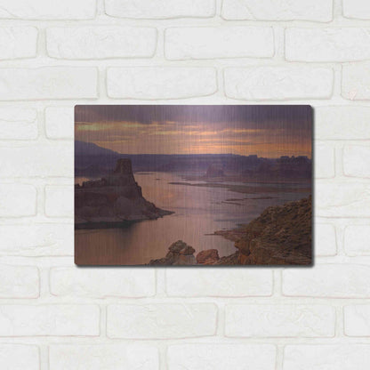 Luxe Metal Art 'Alstrom Point Sunrise' by Mike Jones, Metal Wall Art,16x12